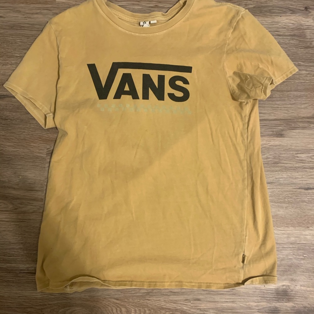 Mustard vans t shirt
